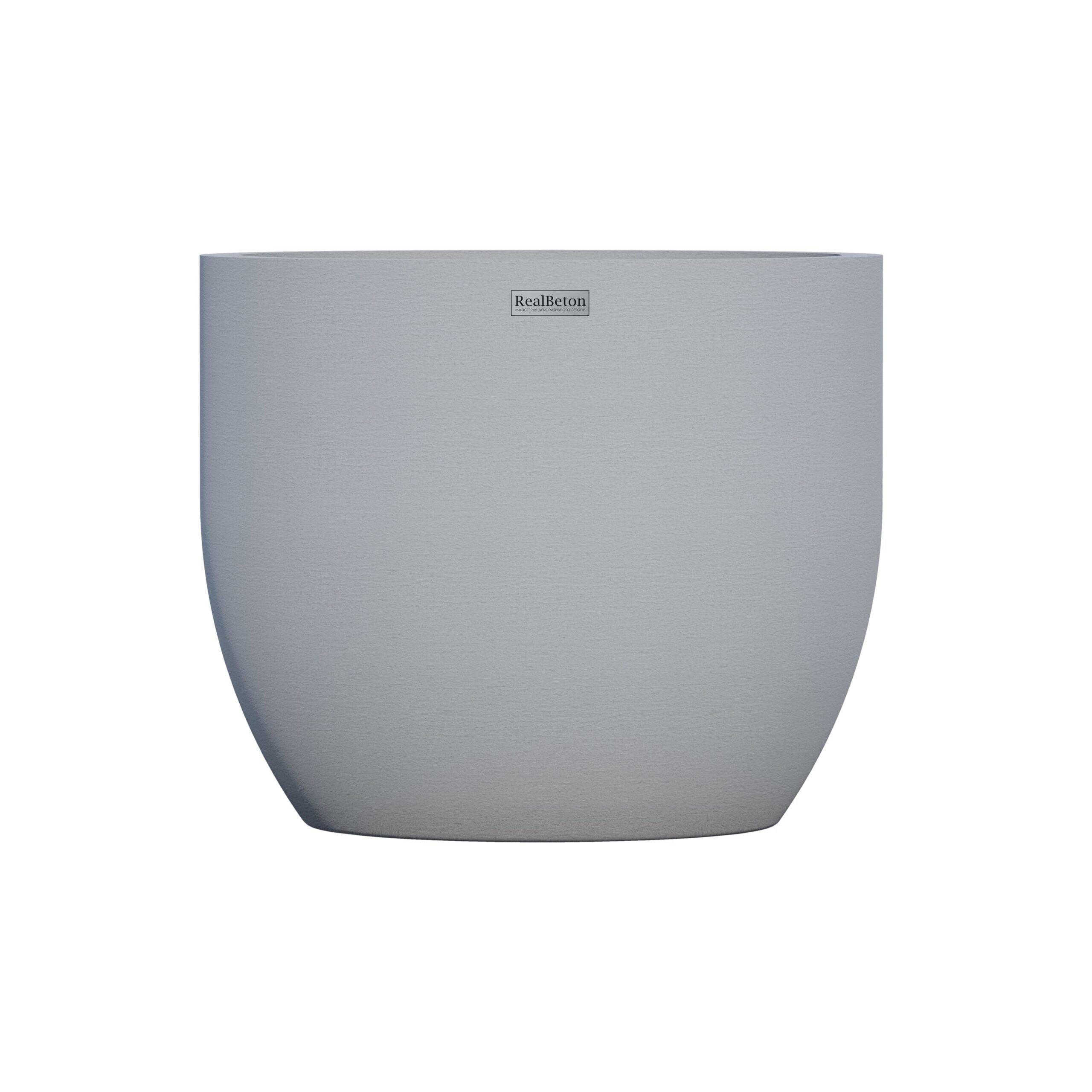 Вазон бетонний Амелія 650x780 мм Сірий (1922041939)