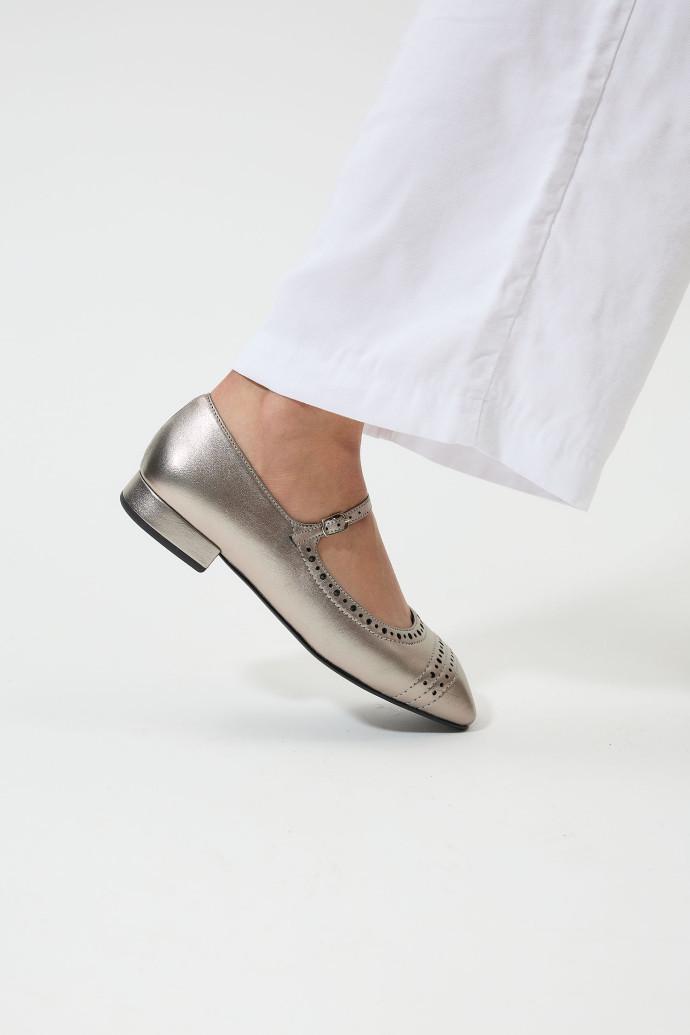 Балетки LONZA NY 191748 р. 37 Бронзовый (18427_37) - фото 4 Балетки LONZA NY 191748 р. 37 Бронзовый (18427_37) - фото 4