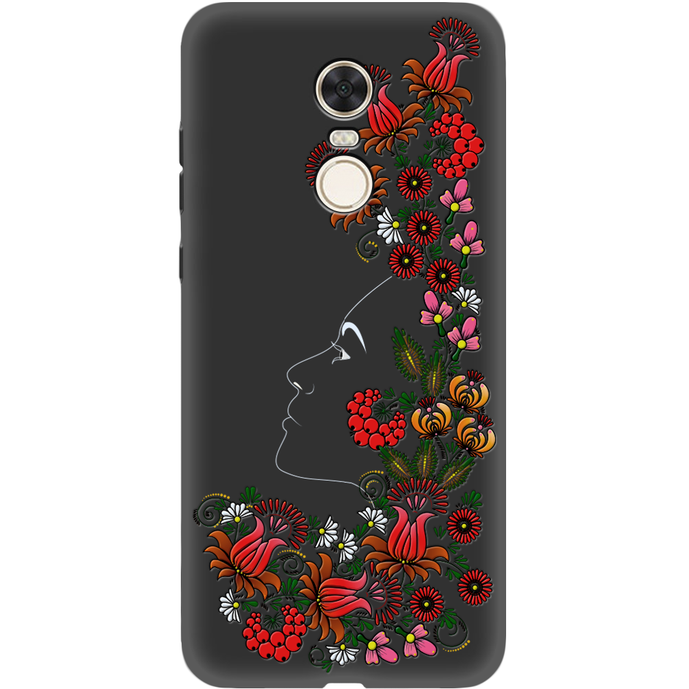 Чехол BoxFace Xiaomi Redmi 5 Plus 3D Ukrainian Muse Черный силикон (32522-bk64-34772)