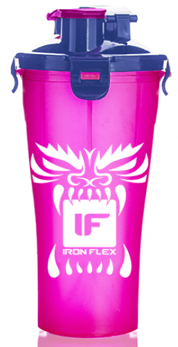 Шейкер IronFlex Shaker Hydra Cup Drakon 828 мл Pink Шейкер IronFlex Shaker Hydra Cup Drakon 828 мл Pink