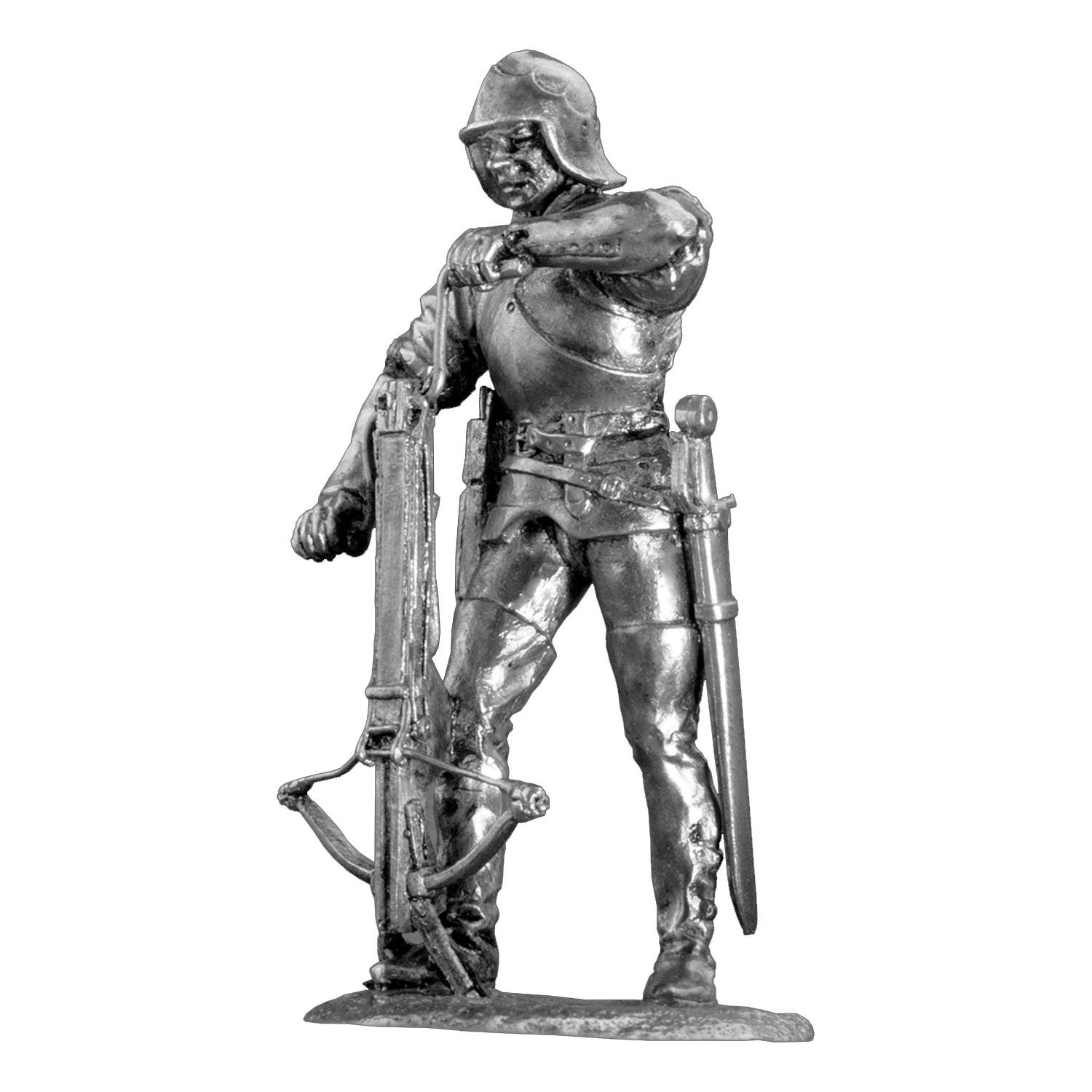 Статуетка колекційна Арбалетчик з поліспастом з металу та олова 6,5 см (42000093)