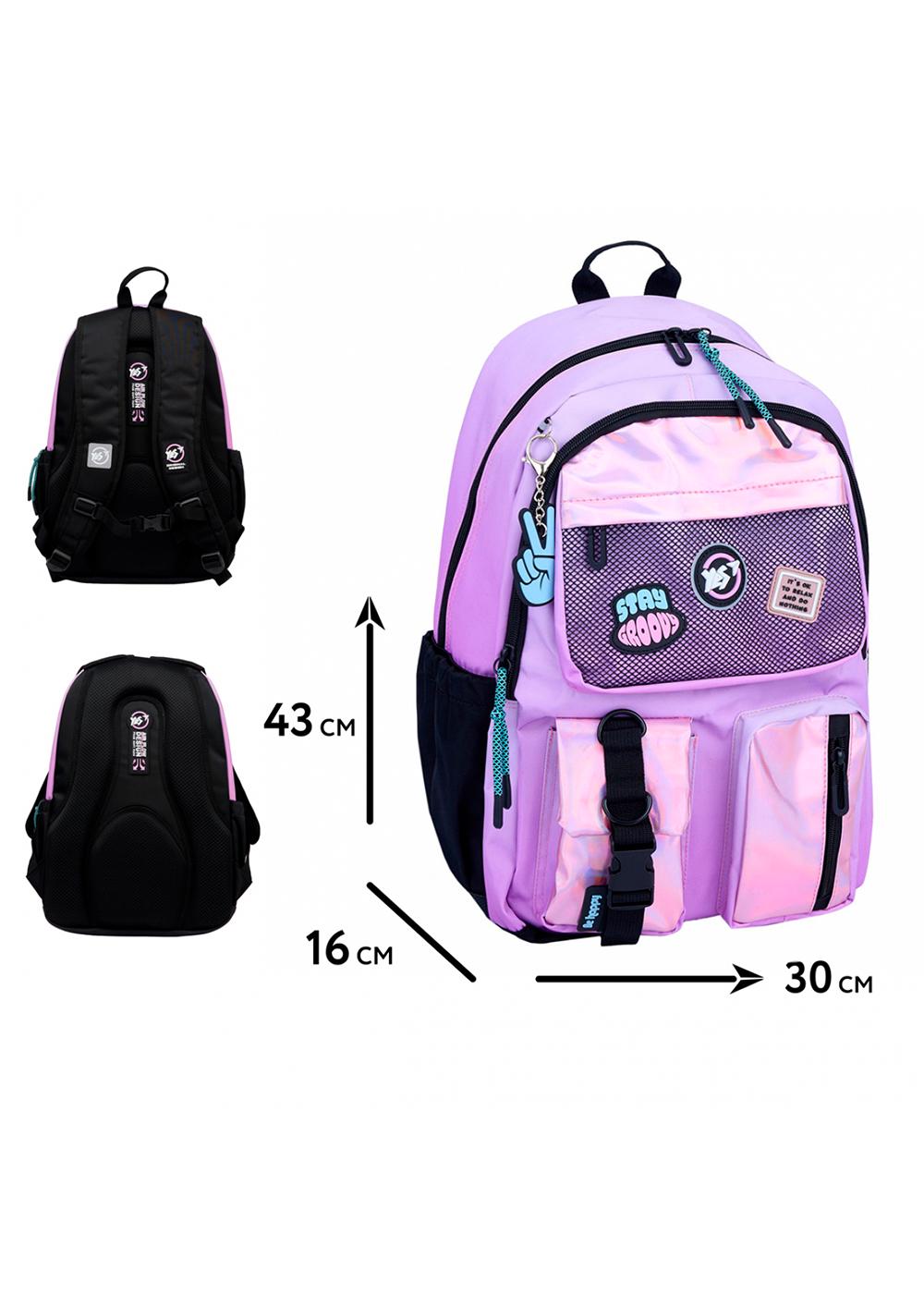 Рюкзак шкільний YES TS-43 Be Happy (559989) - фото 2 Рюкзак шкільний YES TS-43 Be Happy (559989) - фото 2