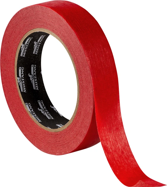 Малярная лента Mustang Da Vinci Red рисовая 25 мм х 50 м Красный - фото 2 Малярная лента Mustang Da Vinci Red рисовая 25 мм х 50 м Красный - фото 2