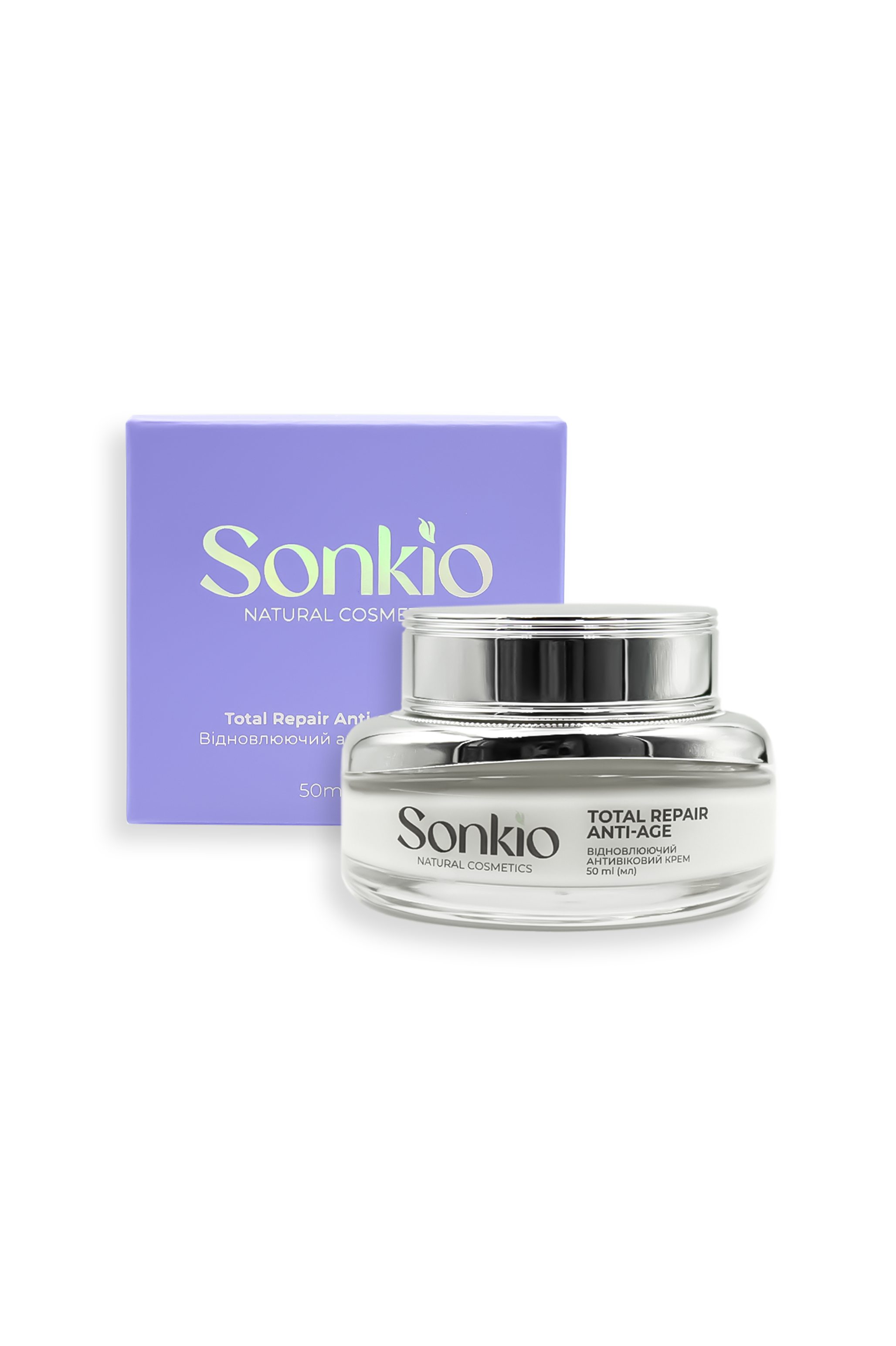 Лифтинг-крем восстанавливающий антивозрастной Sonkio Natural Cosmetics Total Repair Anti-Age 50 мл (101-50)