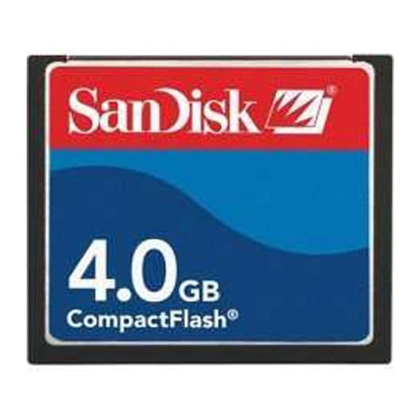 Карта памяти SanDisk Compact Flash 4 Gb (18393700)