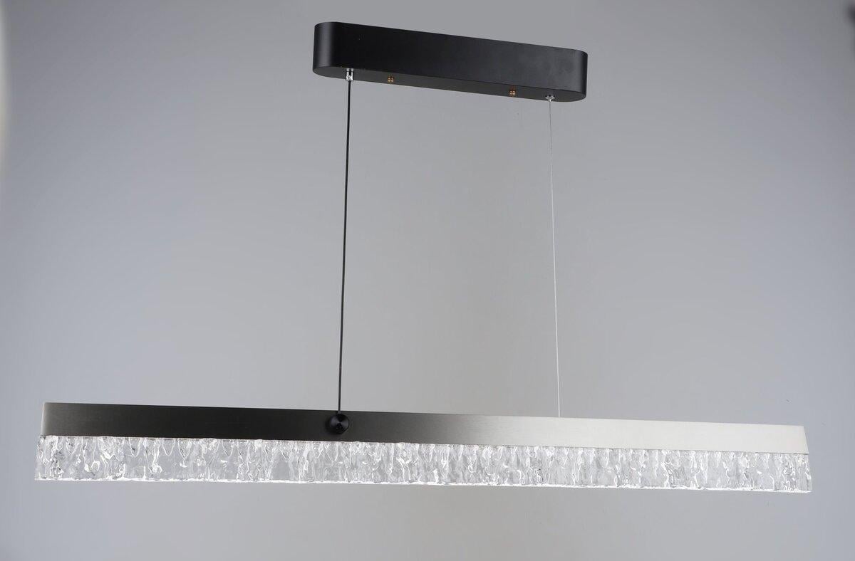 Люстра подвесная светодиодная Valeso YH1362/80W LED 40W линейная Черный/Серый Люстра подвесная светодиодная Valeso YH1362/80W LED 40W линейная Черный/Серый