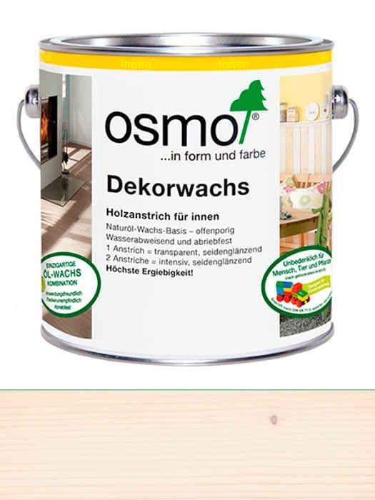 Масло Dekorwachs Transparent tone Osmo прозрачное цветное для древесины 0,75 л 3111 Белый
