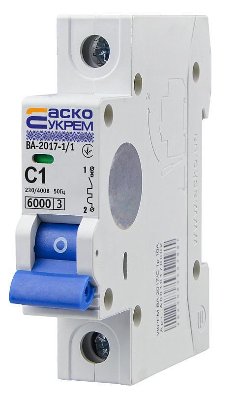 Автоматический выключатель АСКО-УКРЕМ ВА-2017/С 1р 1А (A0010170028) Автоматический выключатель АСКО-УКРЕМ ВА-2017/С 1р 1А (A0010170028)
