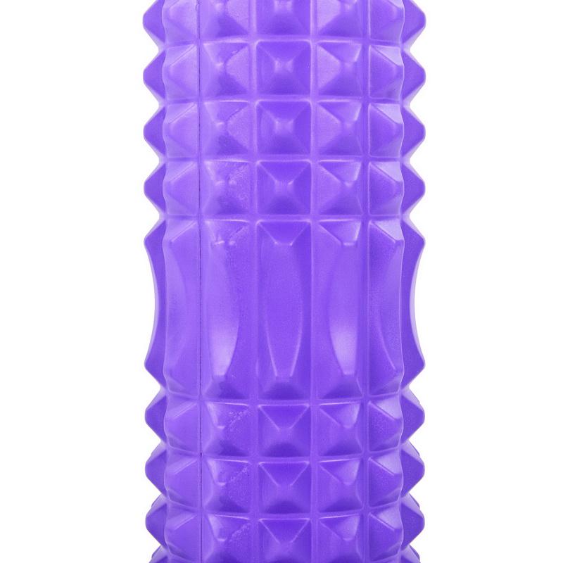 Роллер для йоги и пилатеса SP-Sport Grid Spine Roller FI-6674 45 см Фиолетовый (NA004331) - фото 3