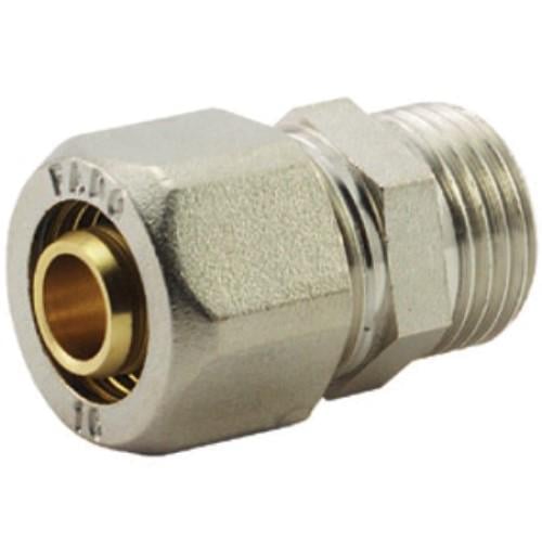 Муфта обжим-резьба НР Fado 20x3/4" латунь (RFM24)