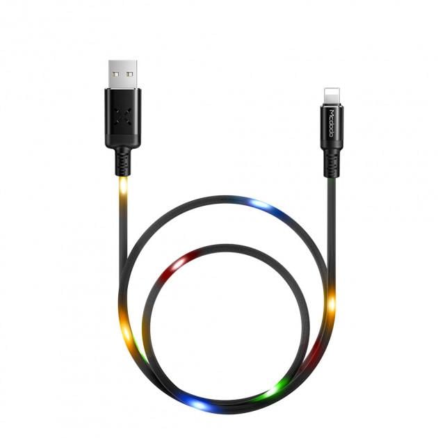 Кабель MCDODO CA-584 Music voice control Lightning для зарядки с LED подсветкой 1 м (921855226)