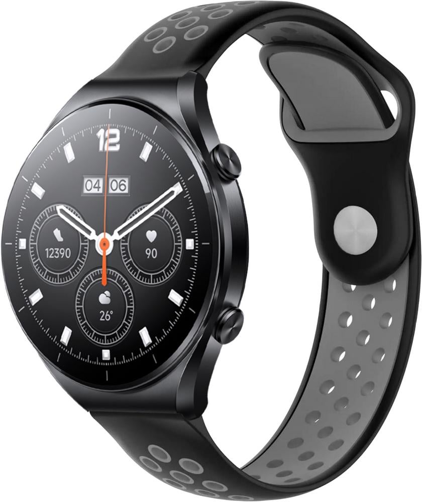Ремешок Sport для Xiaomi Watch S1 Acttive Black/Grey (29006-53)