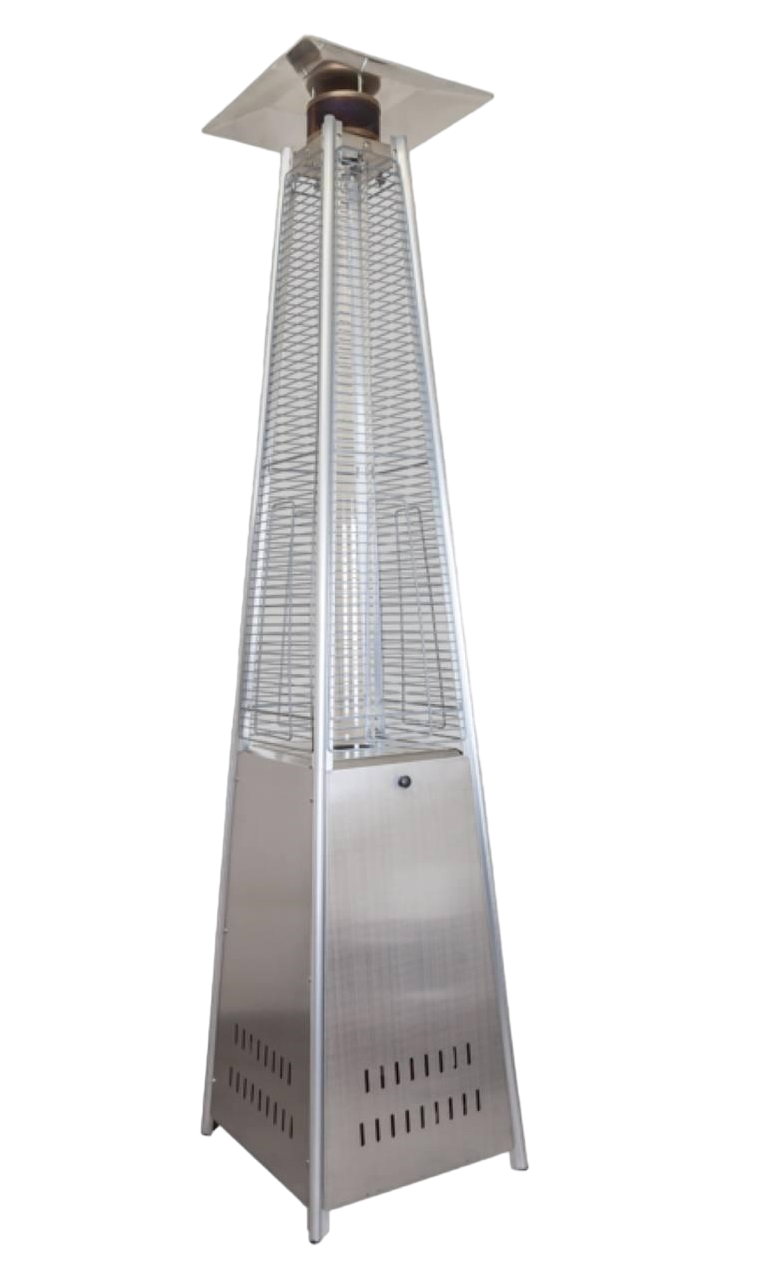Обогреватель газовый уличный Пирамида 27 кг 230 см Silver (GLV200401P SS)