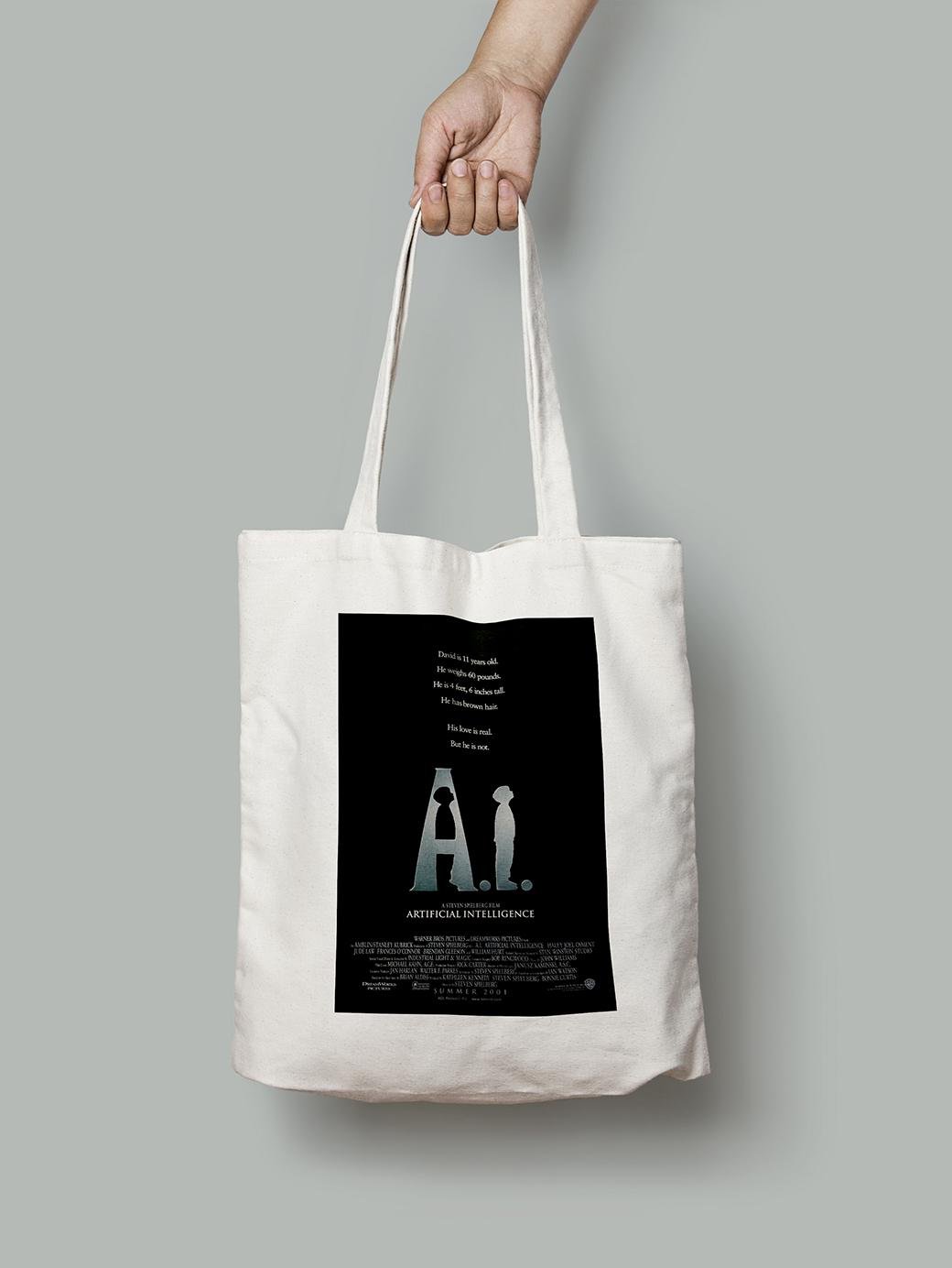Эко-сумка шопер Искусственный разум 2001. Режиссёр Стивен Спилберг