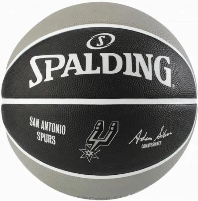 Мяч баскетбольный Spalding NBA Team SA Spurs Size-7 NBA_TSAS_7 - фото 2