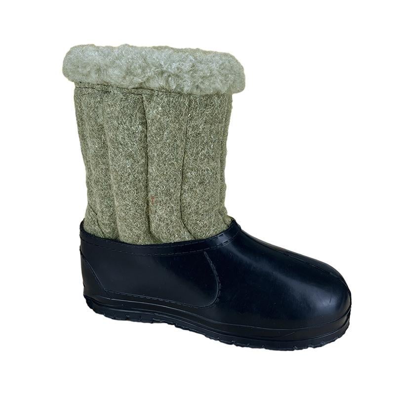 Валенки женские короткие с калошем Sanlin 70505-10 p. 40 26 см Серый - фото 4