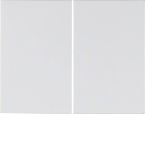 Панель лицевая Berker K.1 для двойного клавишного выключателя Полярная белизна (14357009)