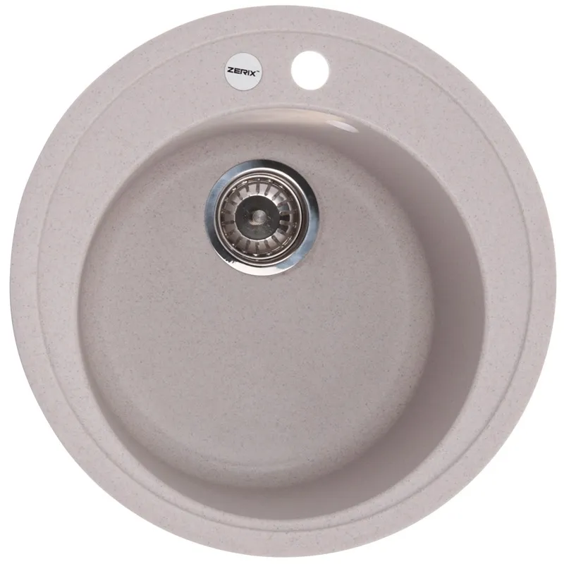 ᐉ Майка кухонна Zerix ZS-510R-07 Мармуровий (ZX4534