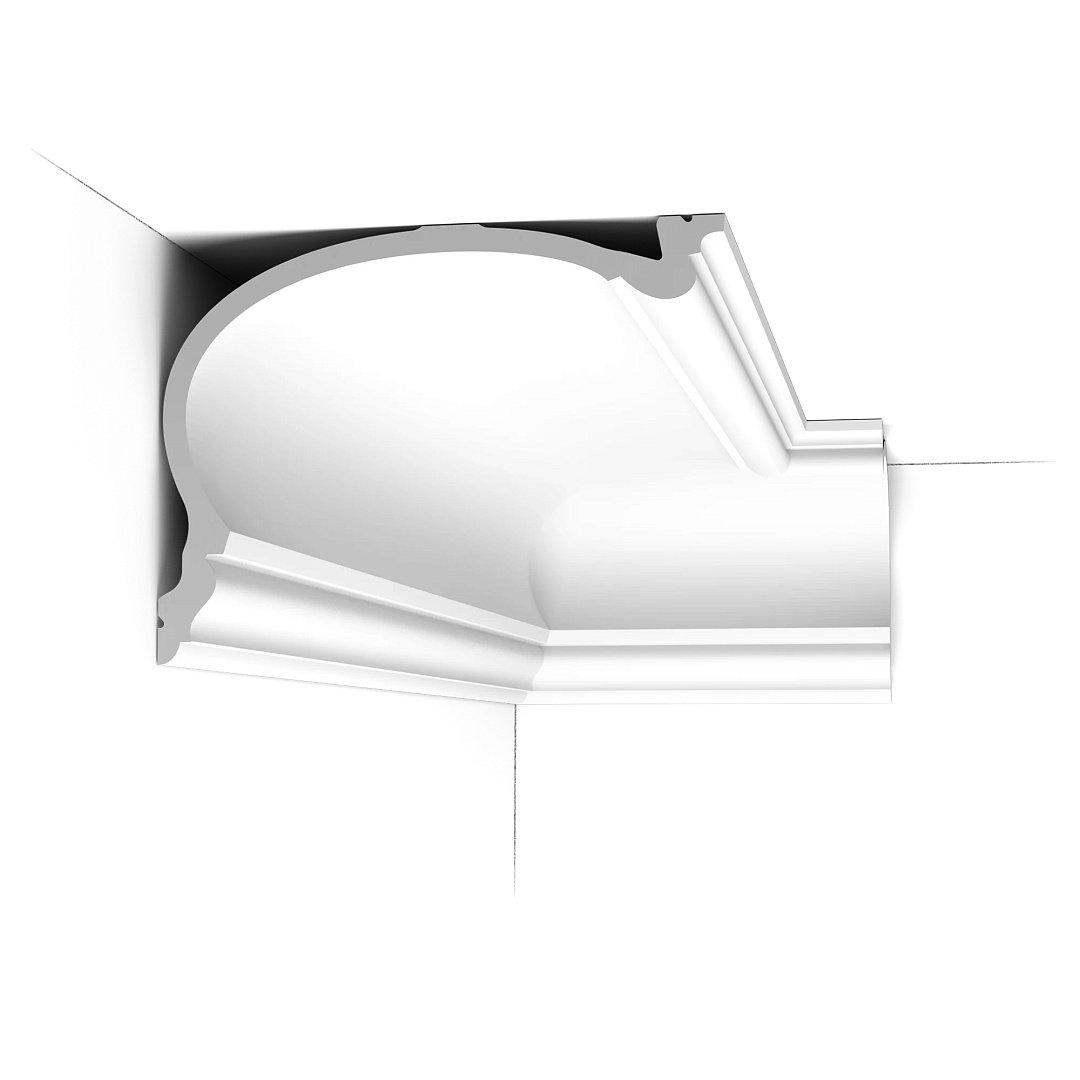 Карниз полиуретановый Orac Decor C343 жесткий 250x190x2000 мм (28951383)