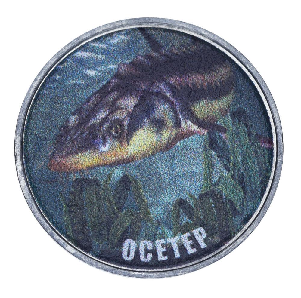 Коллекционная монета Украина 5 копеек UNC Рыба-Осетер (М21582)