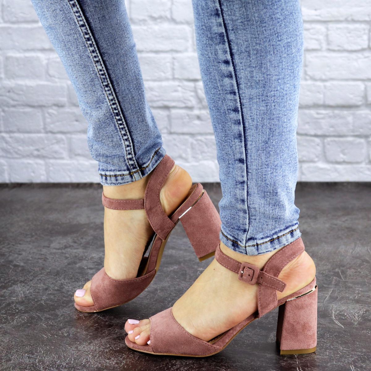 Босоножки женские Fashion р. 36 23,5 см Пудровый (1837)