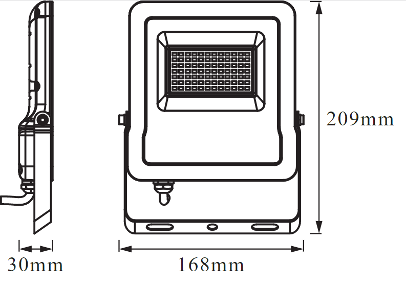 Прожектор Osram 30W 220V 2400lm 3000K RGB+TW WIFI 209х30х168 мм (4099854430237) - фото 2 Прожектор Osram 30W 220V 2400lm 3000K RGB+TW WIFI 209х30х168 мм (4099854430237) - фото 2