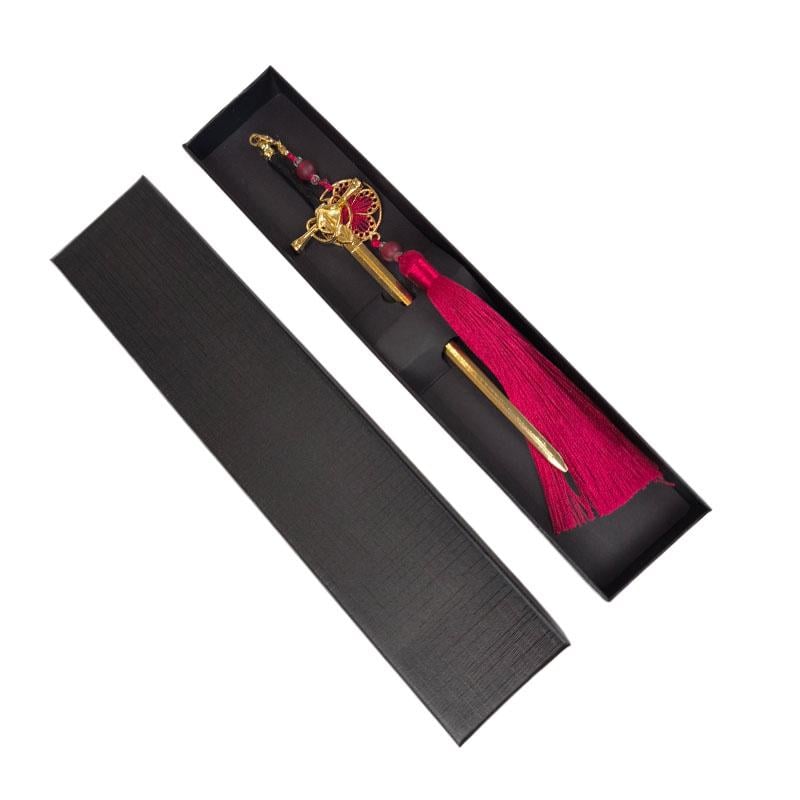 Заколка-спица для волос Золотой Меч в подарочной коробке