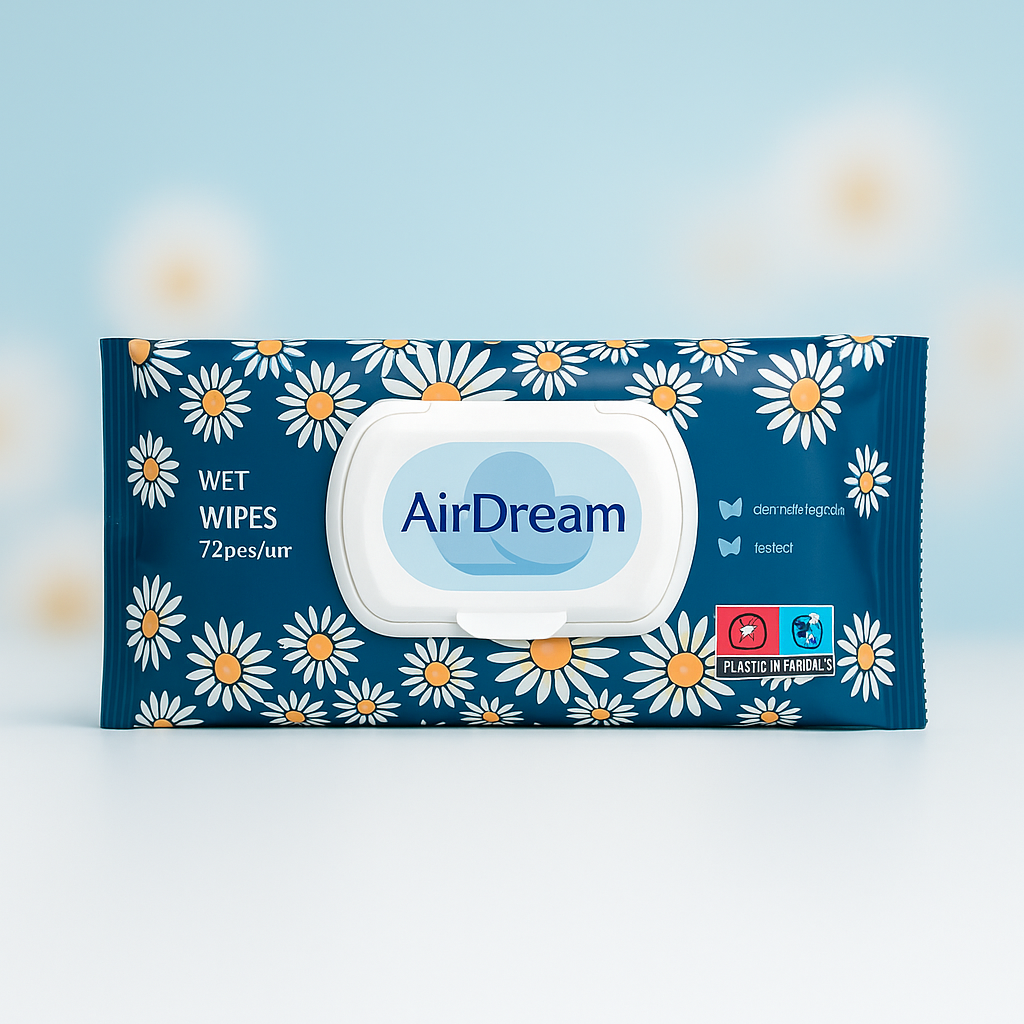 Влажные салфетки универсальные AIR DREAM 72 шт. Влажные салфетки универсальные AIR DREAM 72 шт.