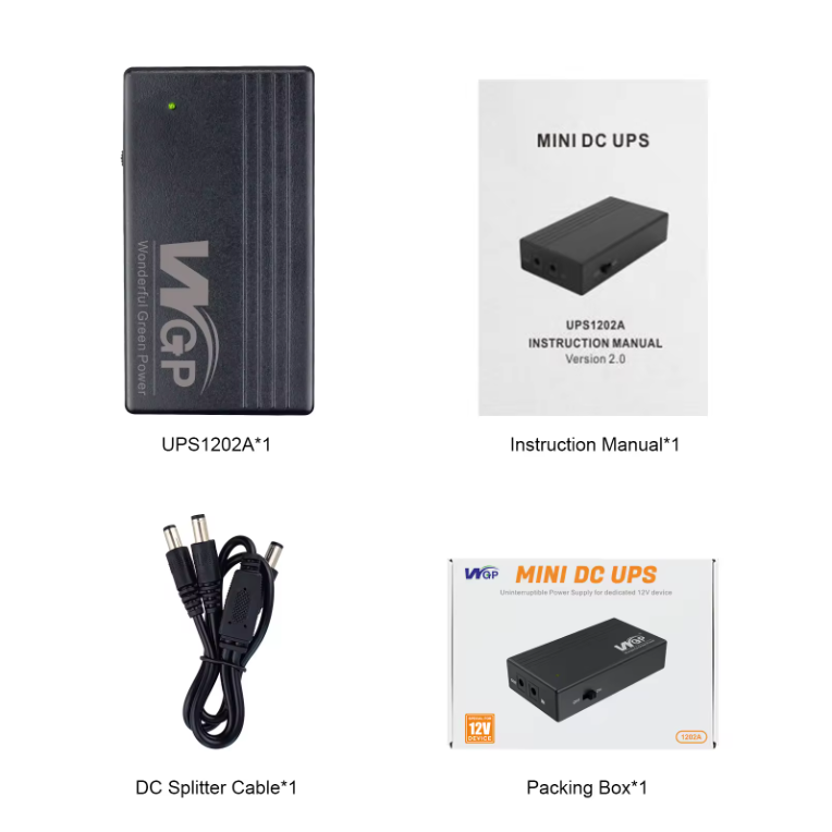 Джерело безперебійного живлення для роутера Mini UPS WGP UPS1202A 7800 mAh (20184182) - фото 7