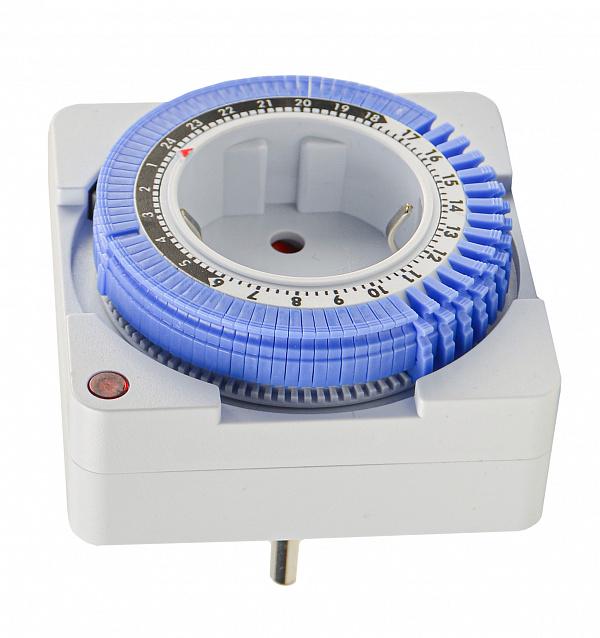 Таймер механический розеточный АСКО-УКРЕМ URate STD-24 16А 230В 15 мин-24 г 96 on/off IP20 (A0010230008) - фото 2 Таймер механический розеточный АСКО-УКРЕМ URate STD-24 16А 230В 15 мин-24 г 96 on/off IP20 (A0010230008) - фото 2