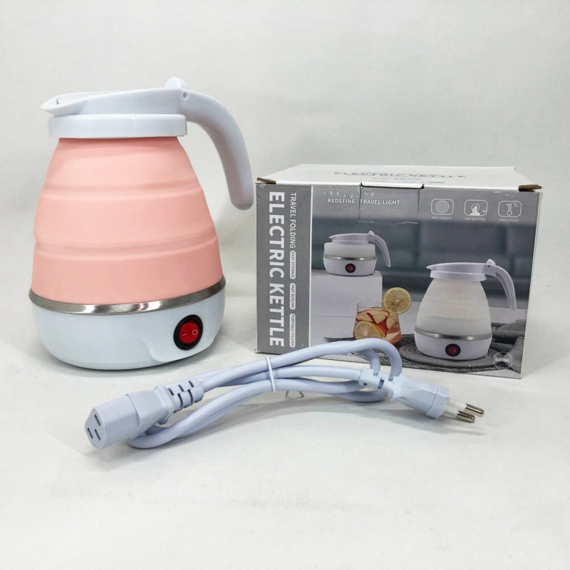 Электрочайник Travel Folding складной 500 мл 600 Вт Pink (tf5866) - фото 6 Электрочайник Travel Folding складной 500 мл 600 Вт Pink (tf5866) - фото 6