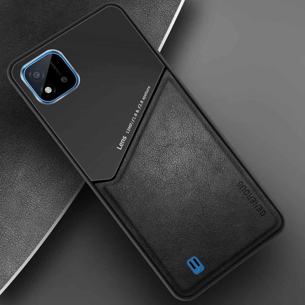 Комбинированный чехол Generous на Realme C11 (2021) Black (24157-2B)
