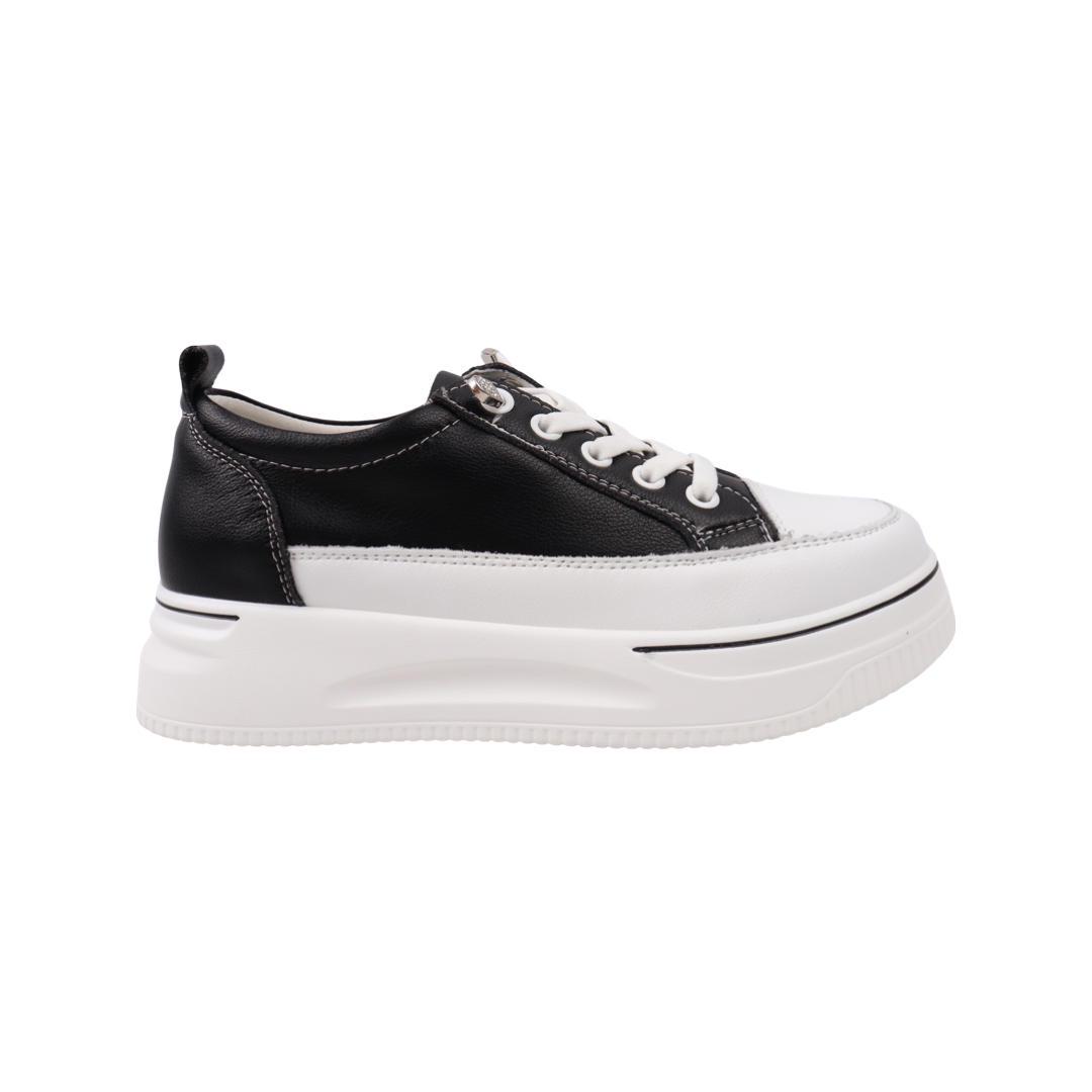 Кеди жіночі Farinni зі шкіри Чорний (172-21DTC 38) - фото 3 Кеди жіночі Farinni зі шкіри Чорний (172-21DTC 38) - фото 3