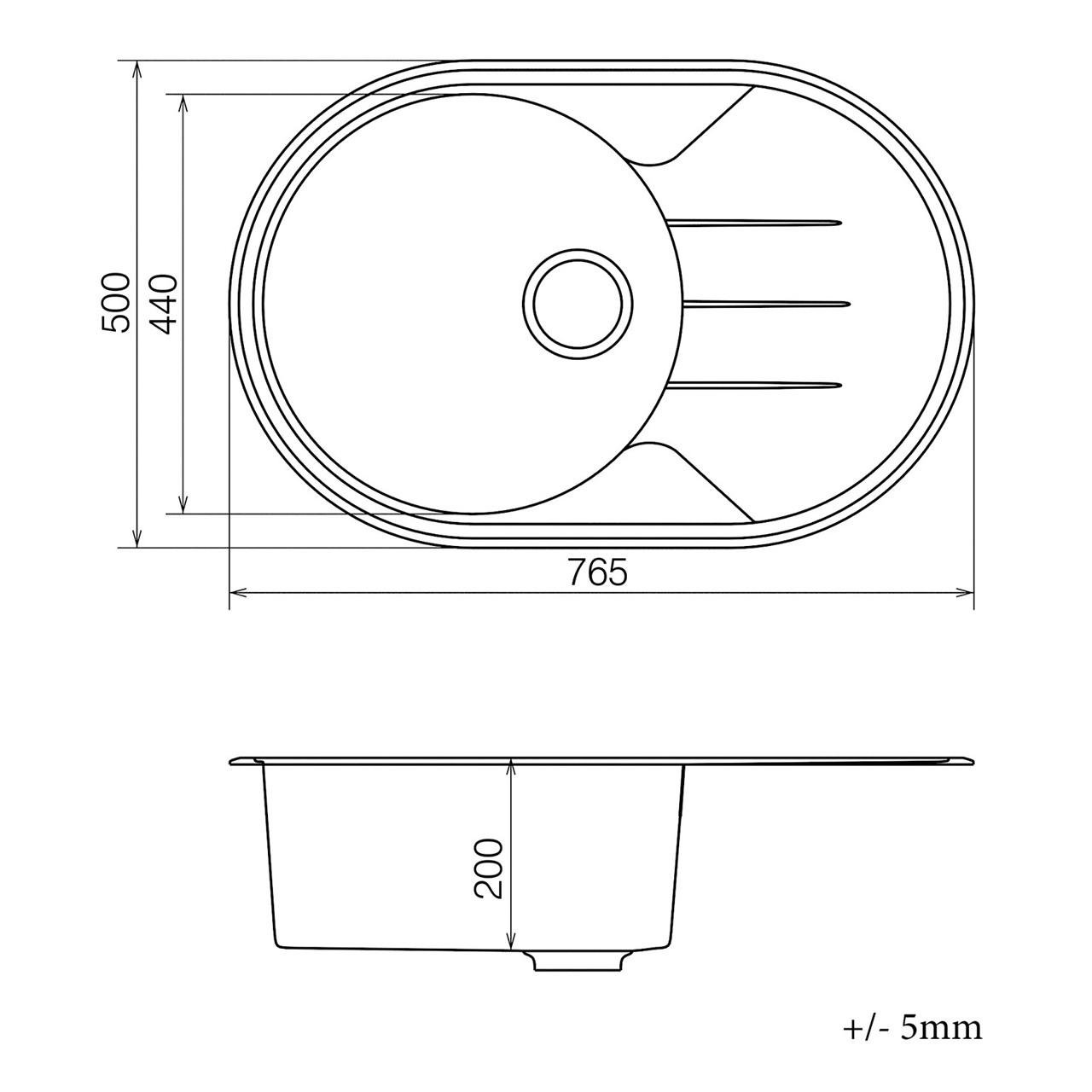 Мойка кухонная Vankor Sity SMO 02.78 + сифон 765х500х200 мм Beige - фото 2 Мойка кухонная Vankor Sity SMO 02.78 + сифон 765х500х200 мм Beige - фото 2