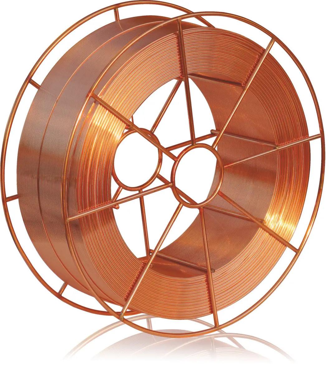 Сварочная проволока Welding Wire ЕR70S-6 омедненная Ø 0,8 мм 15 кг (25308612)
