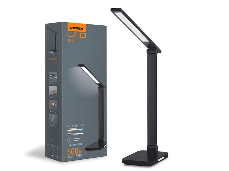 Настольная лампа светодиодная Videx 18W 1800-6500K (VL-TF17B)