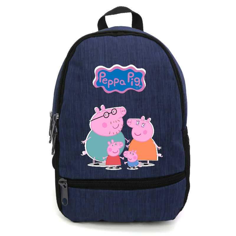 Школьный рюкзак подростковый Cappucino Toys Свинка Пеппа PIG 0011 12,5 л Синий (1670545676)