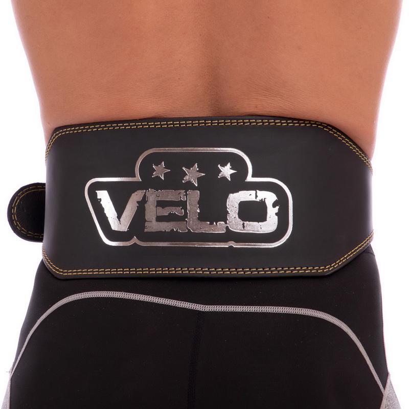 Пояс атлетический кожаный Zelart VELO VL-8178 ширина 15 см XL Черный (DR003917) - фото 3 Пояс атлетический кожаный Zelart VELO VL-8178 ширина 15 см XL Черный (DR003917) - фото 3