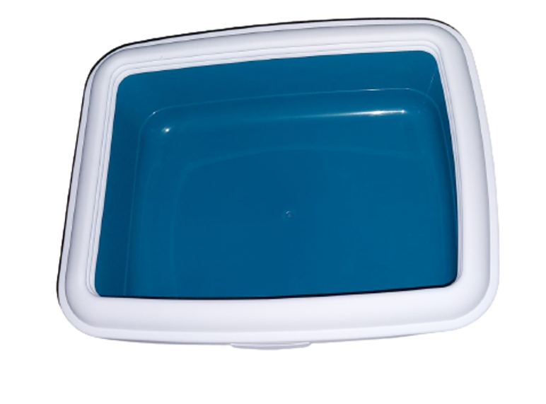 Туалет для кішок з рамкою Trixie Classic Litter Tray TX-40180 37x15x47 см Бірюзовий (00000007654) - фото 2