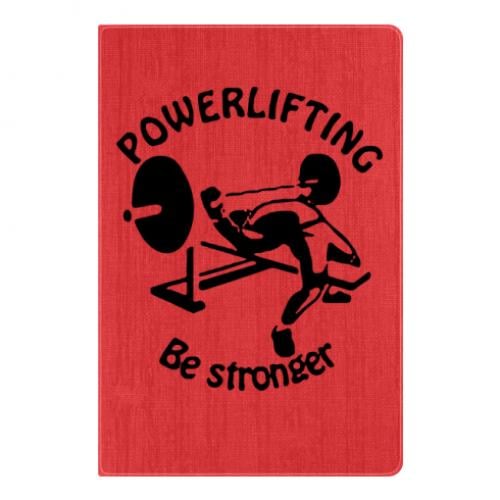 Блокнот А5 Powerlifting be Stronger в линию 112 листов Красный (2634632-3-6328)