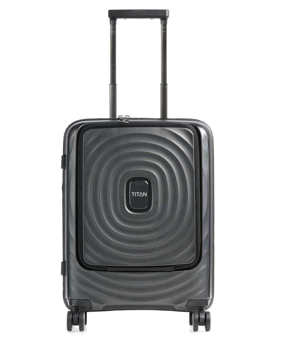 Чемодан на 4 колесах Titan Looping с отделением для ноутбука S 37 л Black (Ti848409-01)