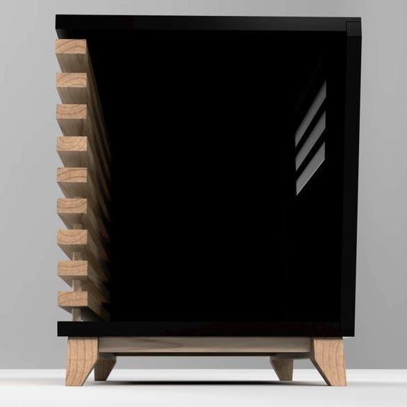 Будка для собаки з дерева Вардар Венге/Бланже (БДК-00021201) - фото 2