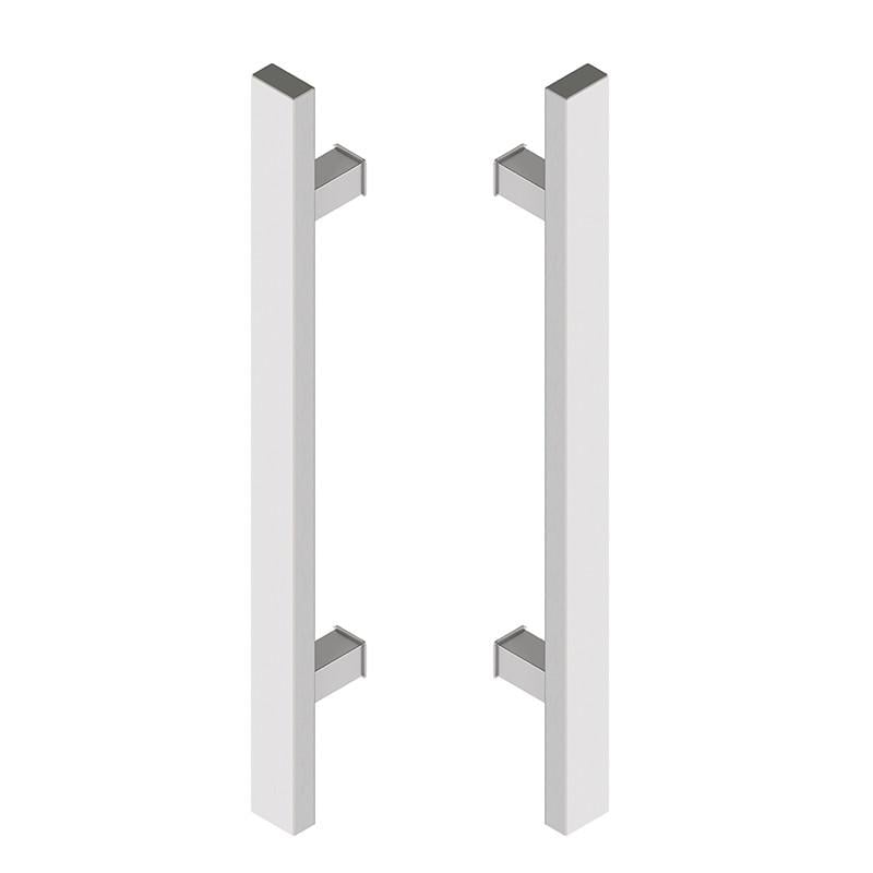 Дверная ручка-скоба WALA Q10 двухсторонняя 40x20 мм 200/400 мм 2 шт. (Wala Q10_40x20)