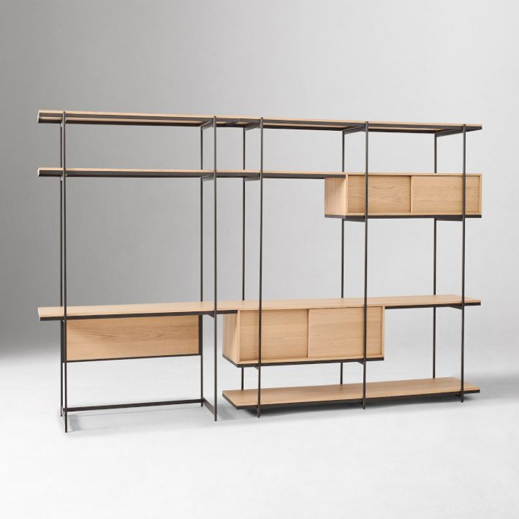 Cтеллаж EcoLoft IN-2304 в стиле лофт (25248051)