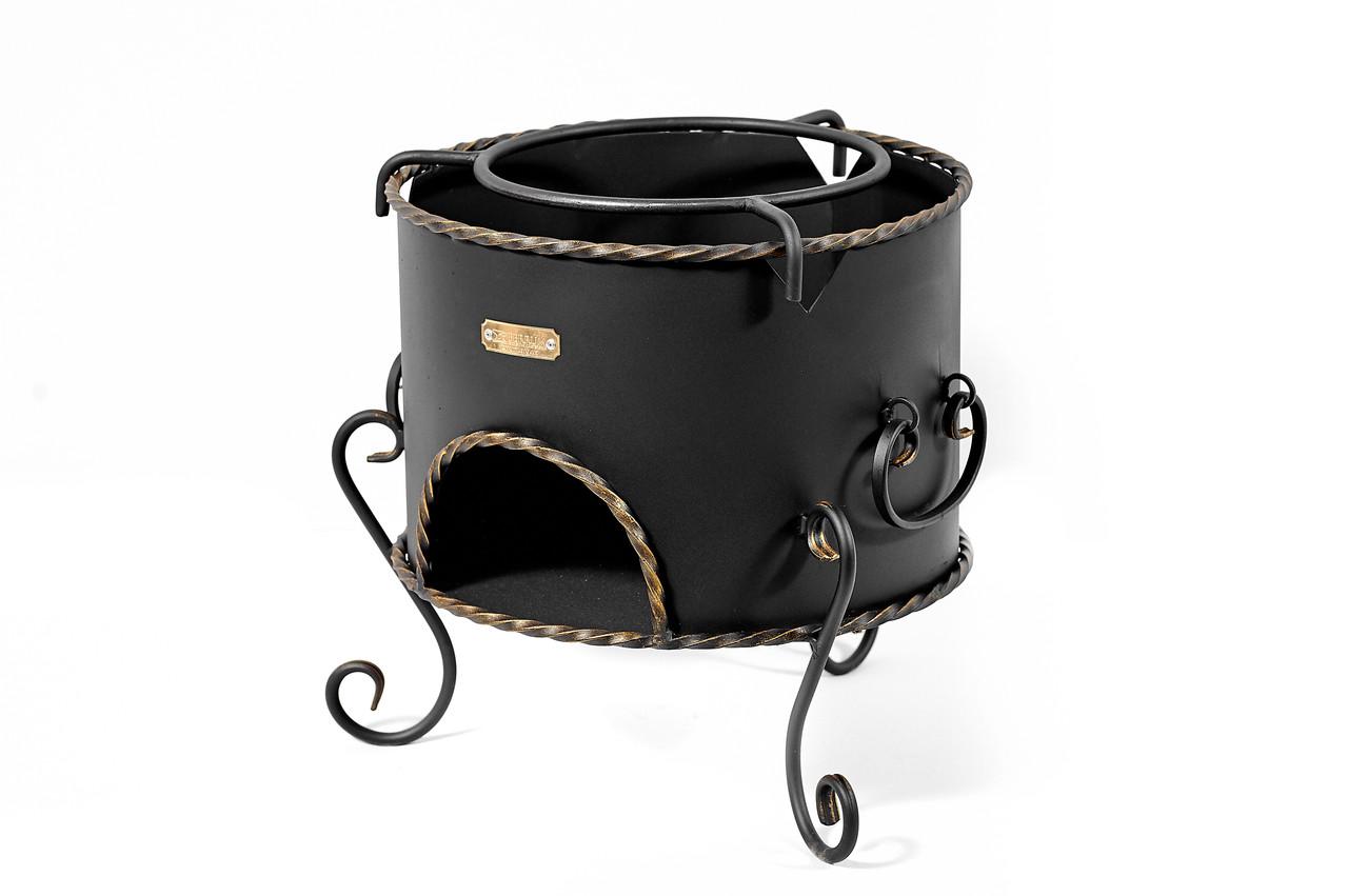 Печь с подставкой под котелок металл (ПК1) - фото 4