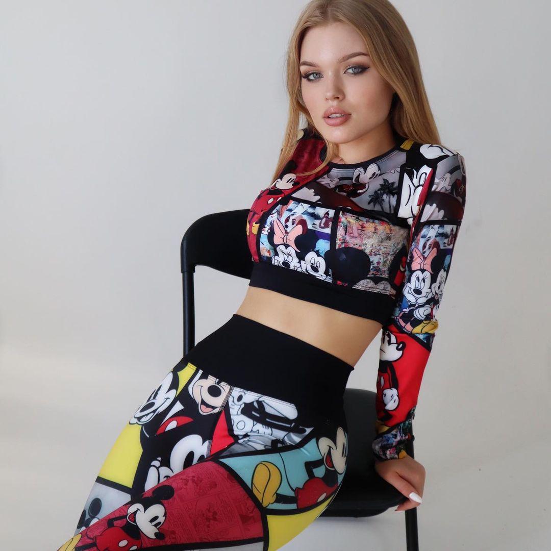 Топ з довгим рукавом SuperStacy Мікі Маус 2 M - фото 4