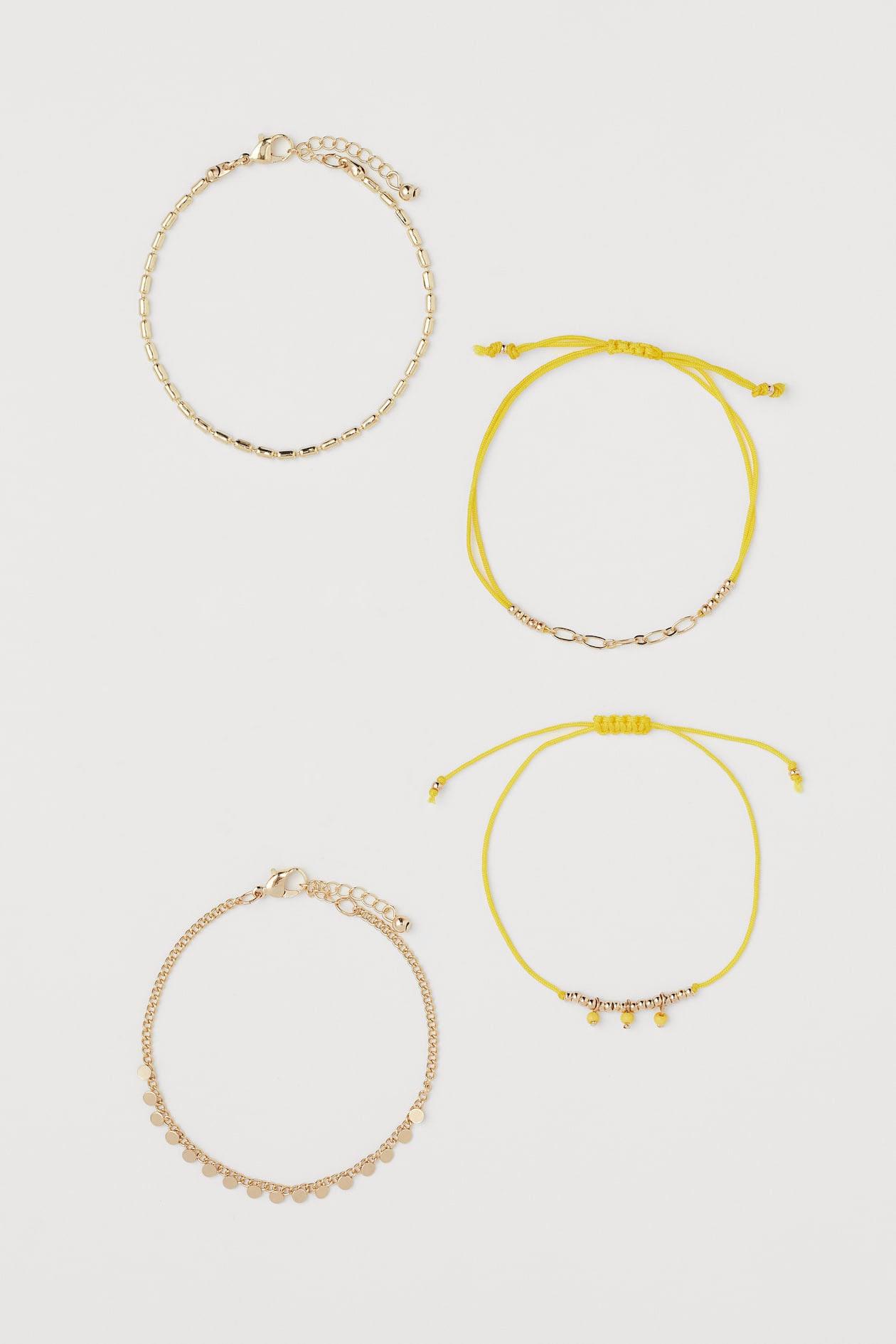 Комплект браслетов 4шт. H&M Золотистый (994951) Комплект браслетов 4шт. H&M Золотистый (994951)