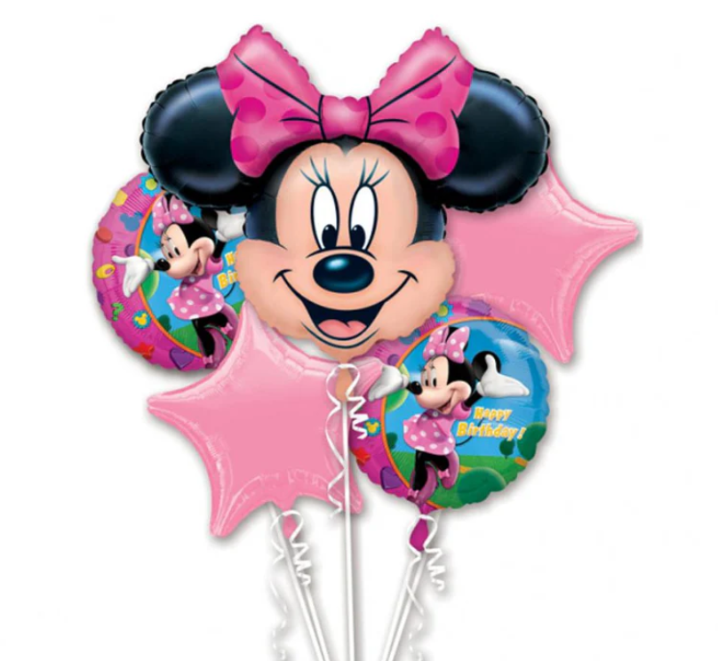 Набор воздушных шаров фольгированных Минни Маус 24'' 5 шт. (2990248805)