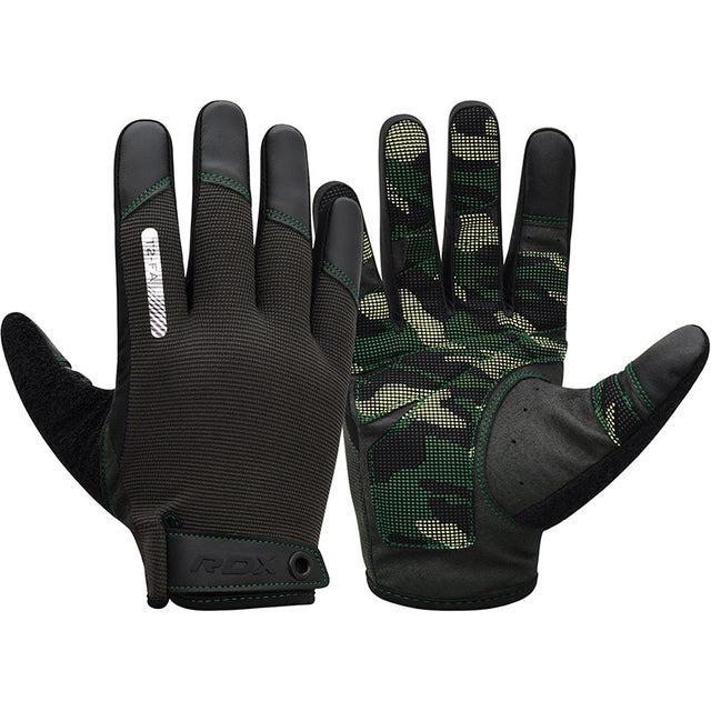 Перчатки для фитнеса RDX T2 Touch Screen Friendly Full Fingerf Army XL Green