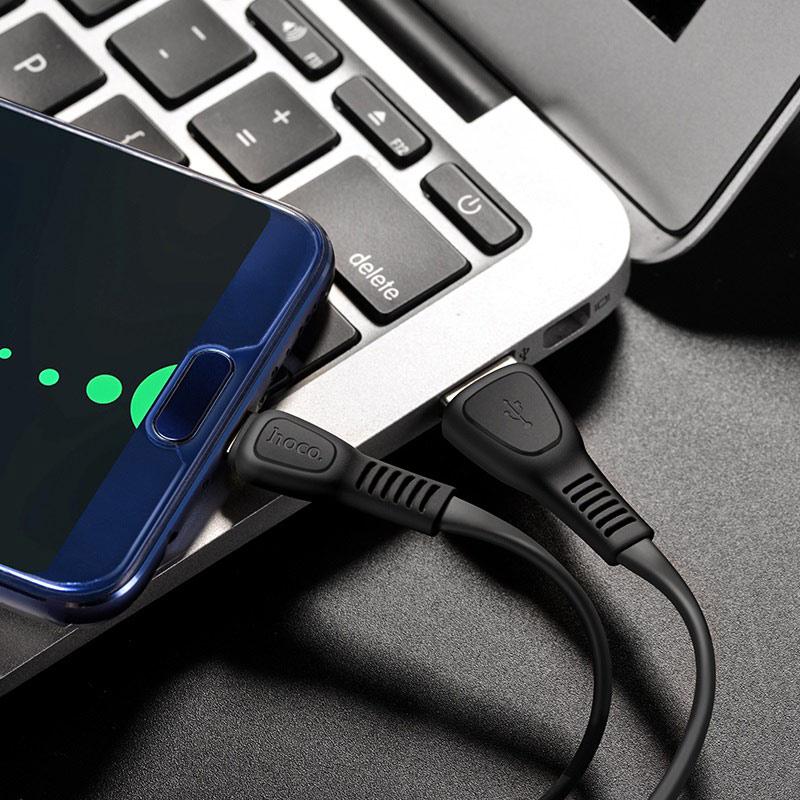 Кабель дата Hoco X40 Noah USB Type-C 1 м Black (00000032937_2) - фото 4